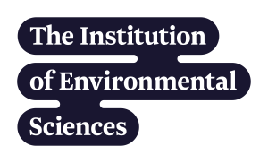 The Institution of Environmental Sciences logo in white letters on a blue background